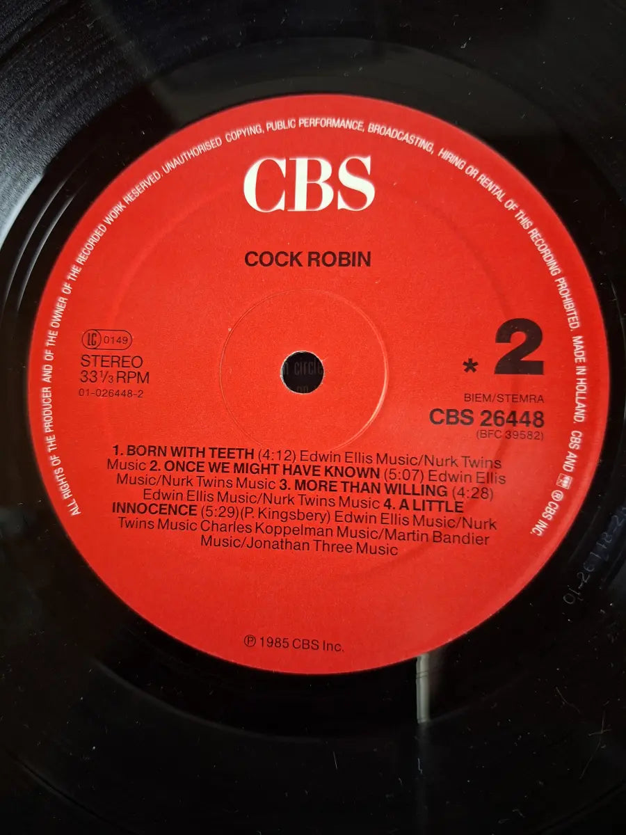 Cock Robin – Cock Robin