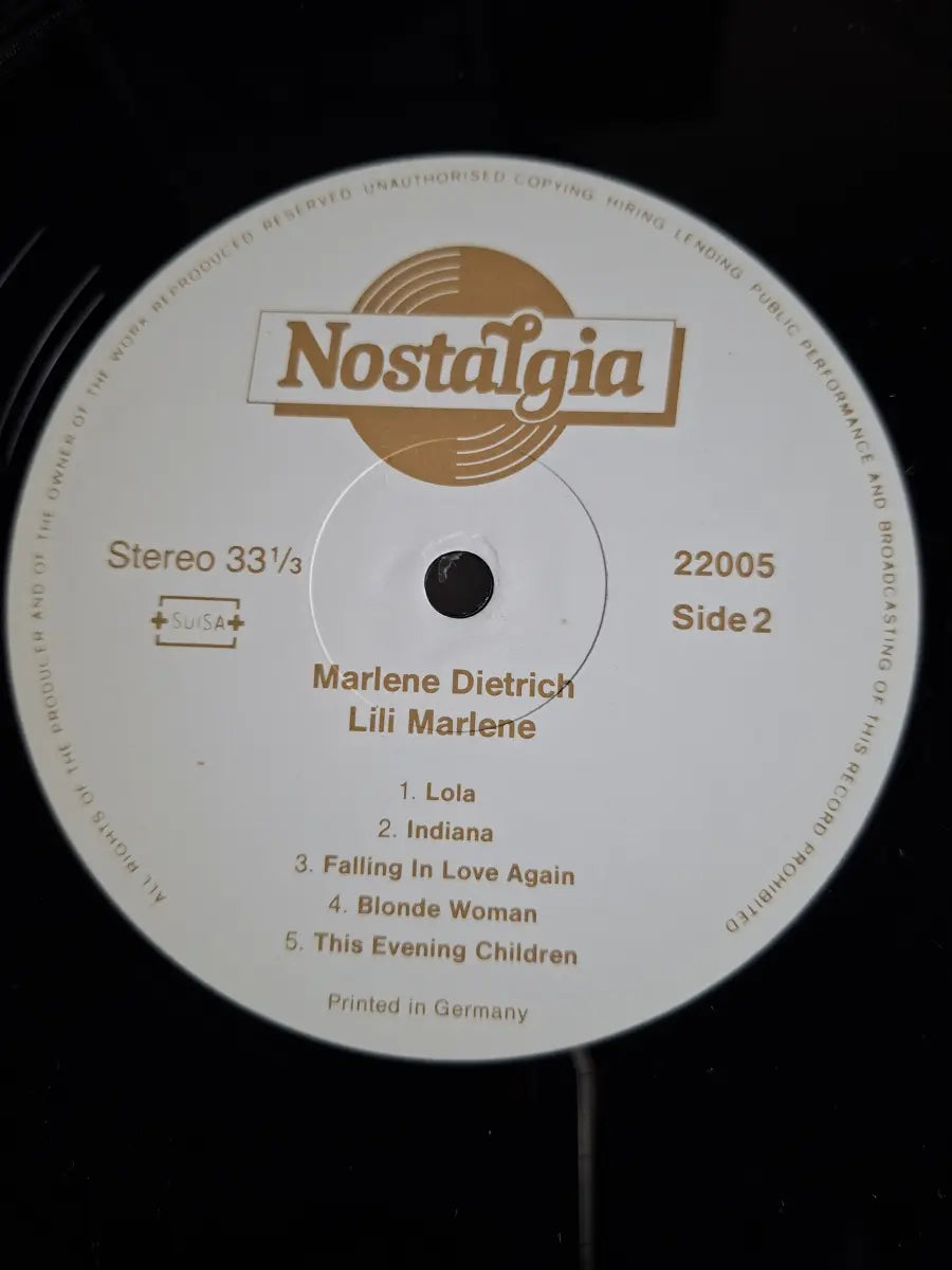 Marlene Dietrich – Lili Marlene