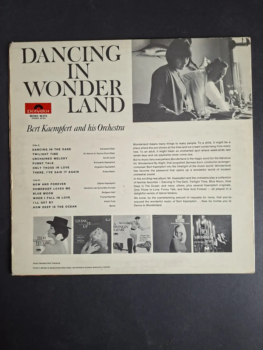Bert Kaempfert And His Orchestra – Dancing In Wonderland