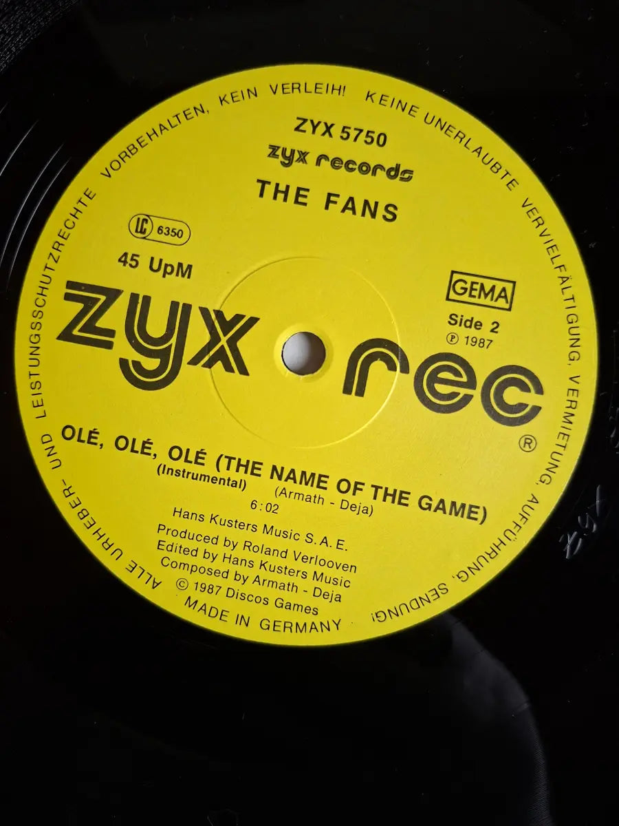 The Fans – Olé, Olé, Olé (The Name Of The Game)