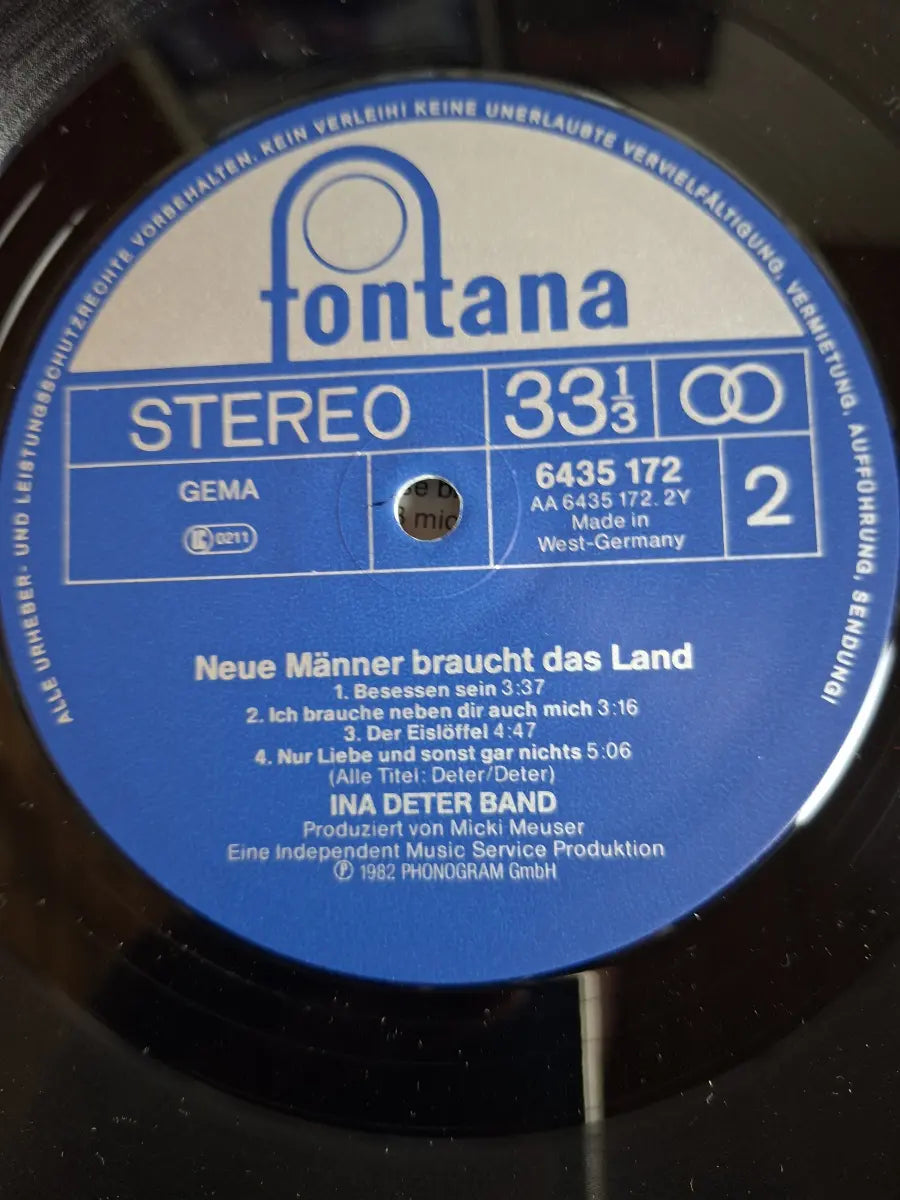 Ina Deter Band – Neue Männer Braucht Das Land