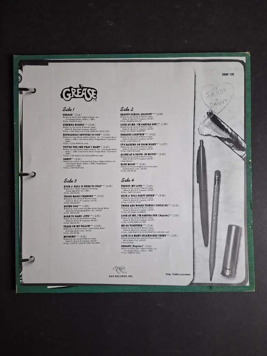 Grease (Bande Originale Du Film)