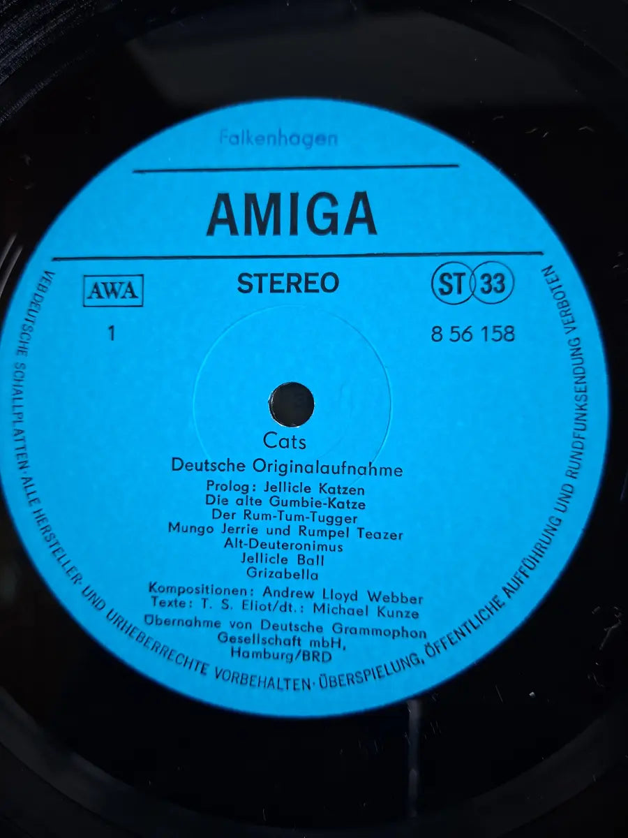 Andrew Lloyd Webber – Cats (Deutsche Originalaufnahme, Amiga)