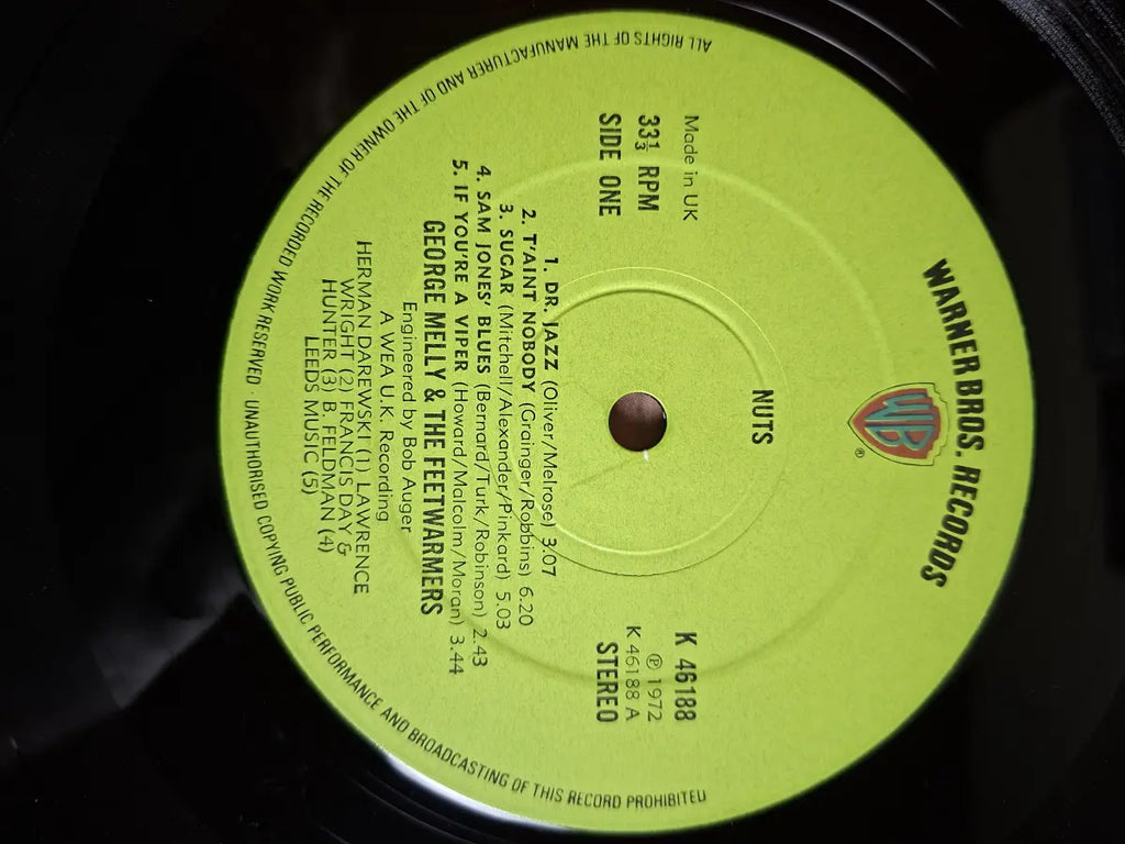 George Melly & The Feetwarmers – Nuts