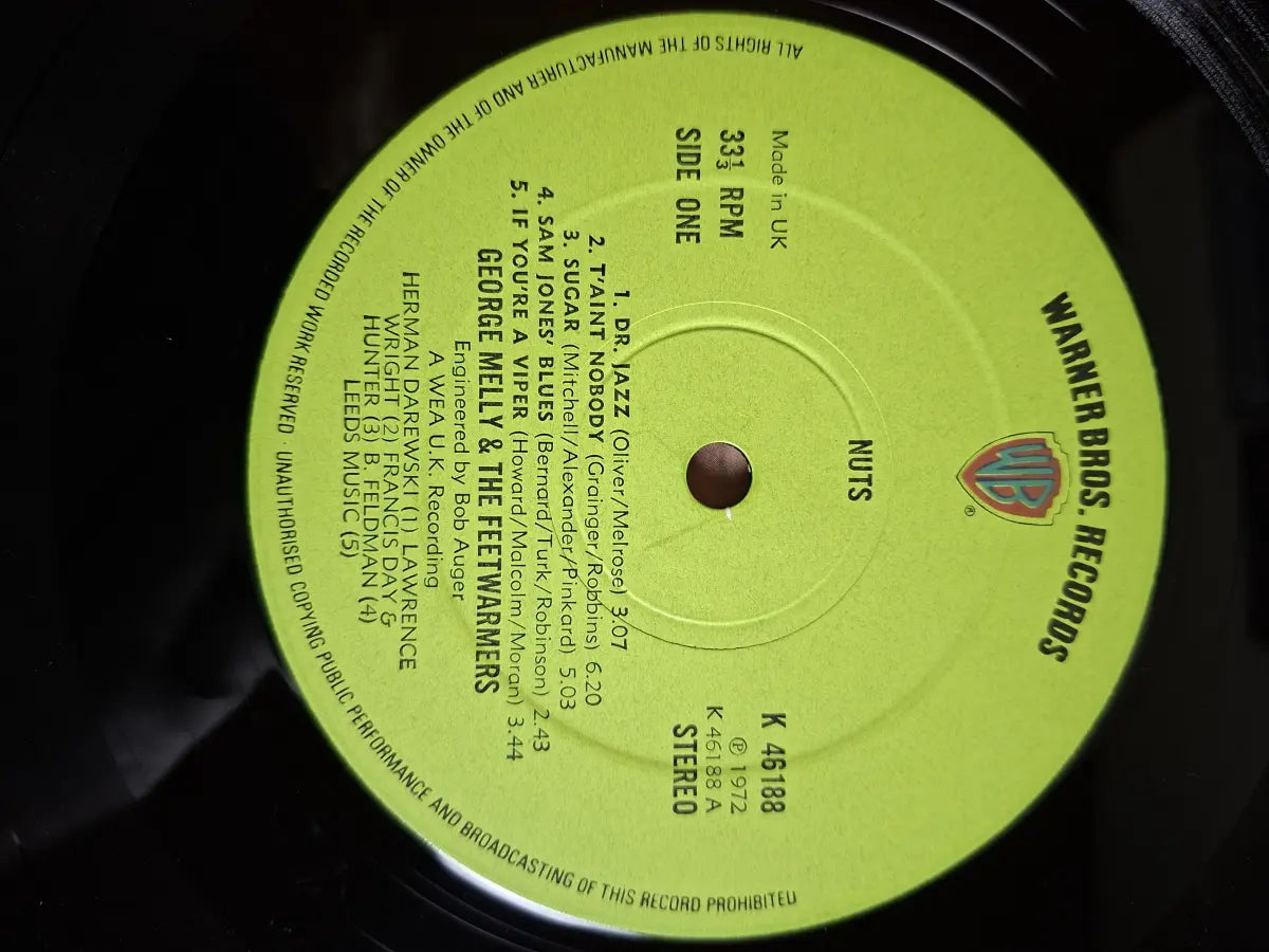 George Melly & The Feetwarmers – Nuts