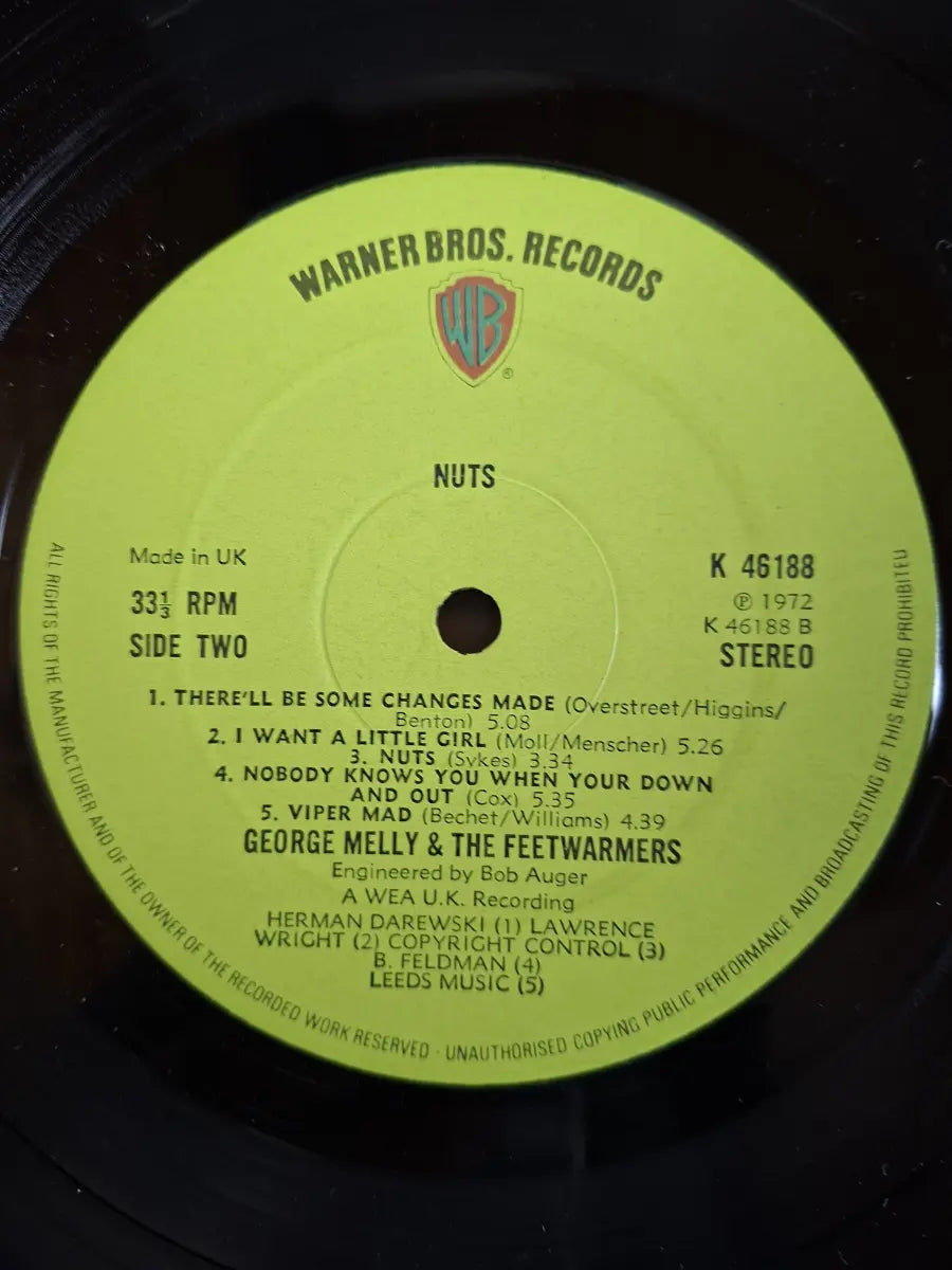 George Melly & The Feetwarmers – Nuts