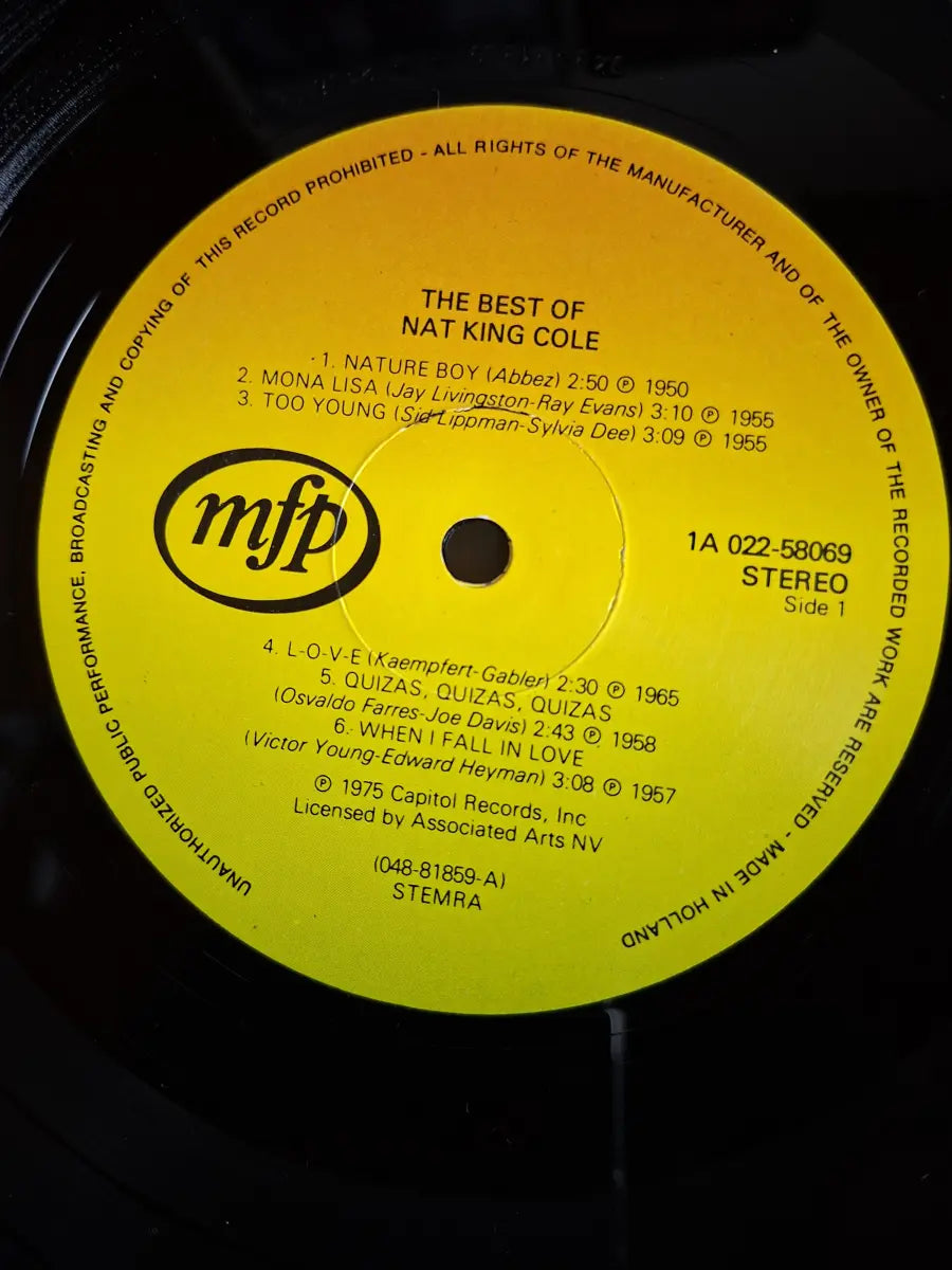 Nat King Cole – The Best Of Nat King Cole
