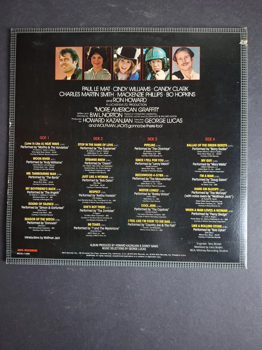 Original Motion Picture Soundtrack "More American Graffiti"