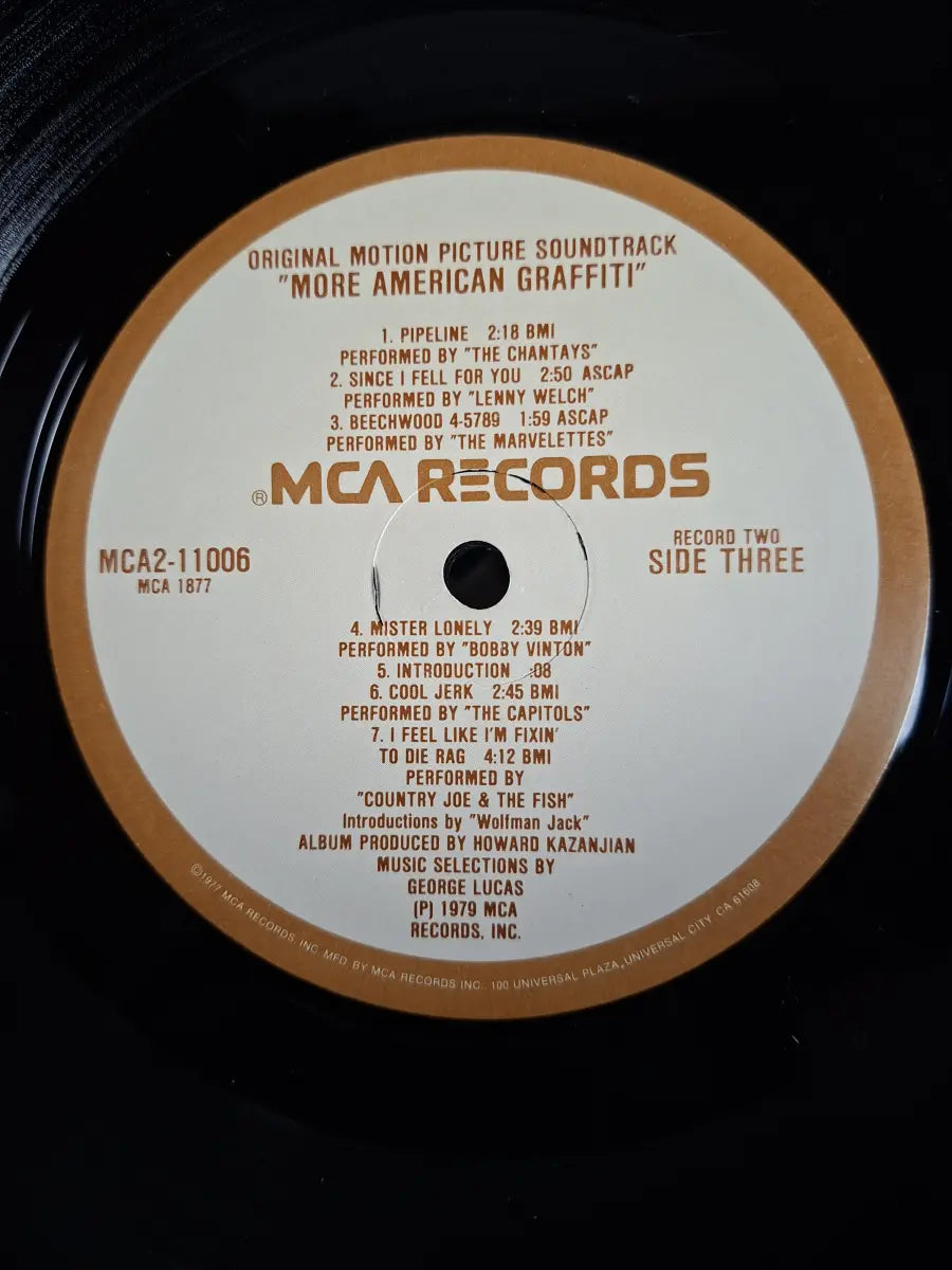Original Motion Picture Soundtrack "More American Graffiti"