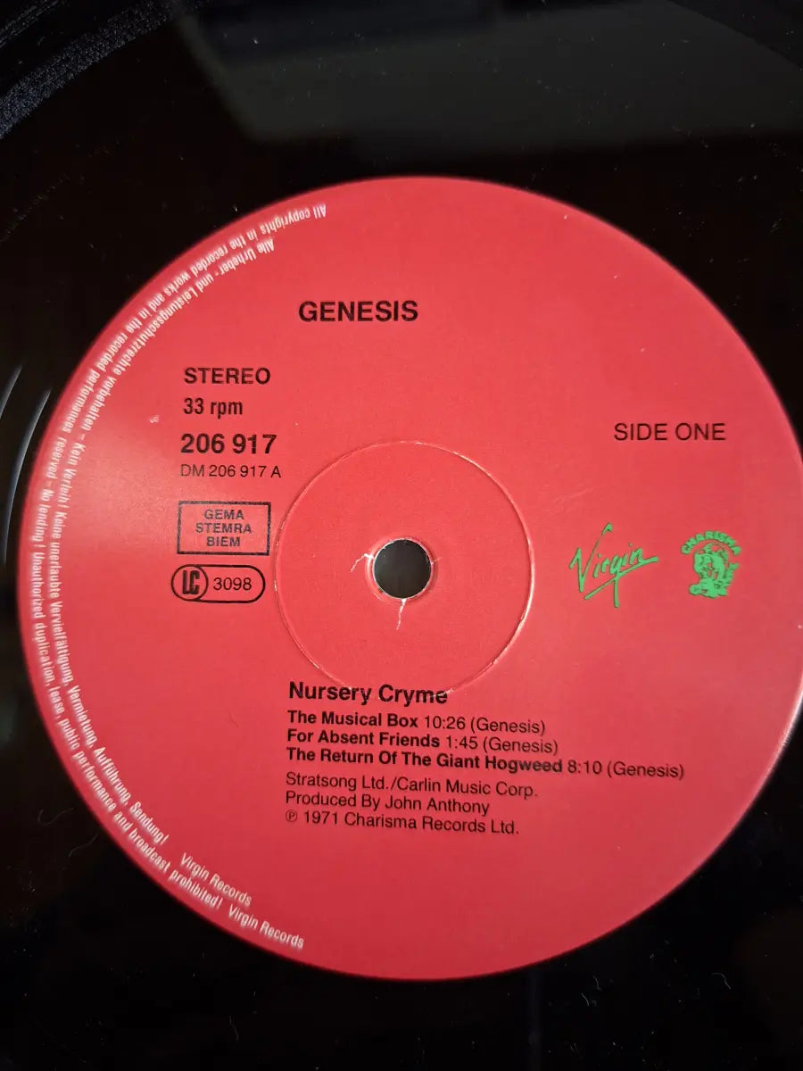 Genesis – Nursery Cryme