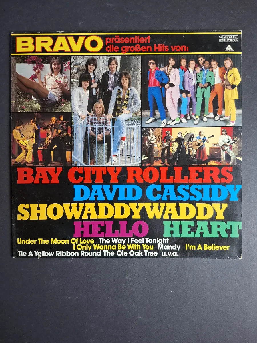 Bravo Präsentiert Die Großen Hits Von: Bay City Rollers, David Cassidy, Showaddywaddy, Hello Heart