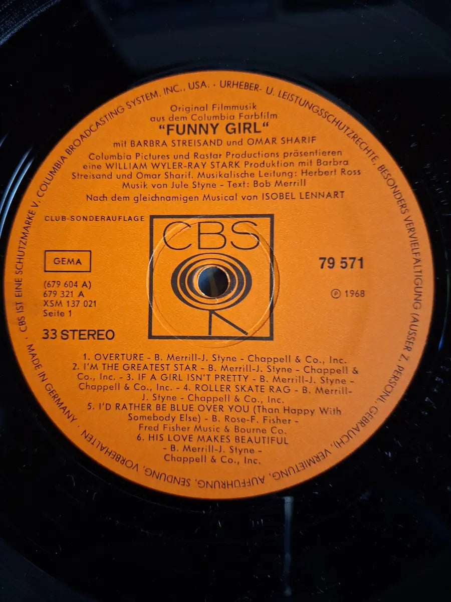Barbra Streisand / Omar Sharif – Funny Girl (Original Filmmusik)