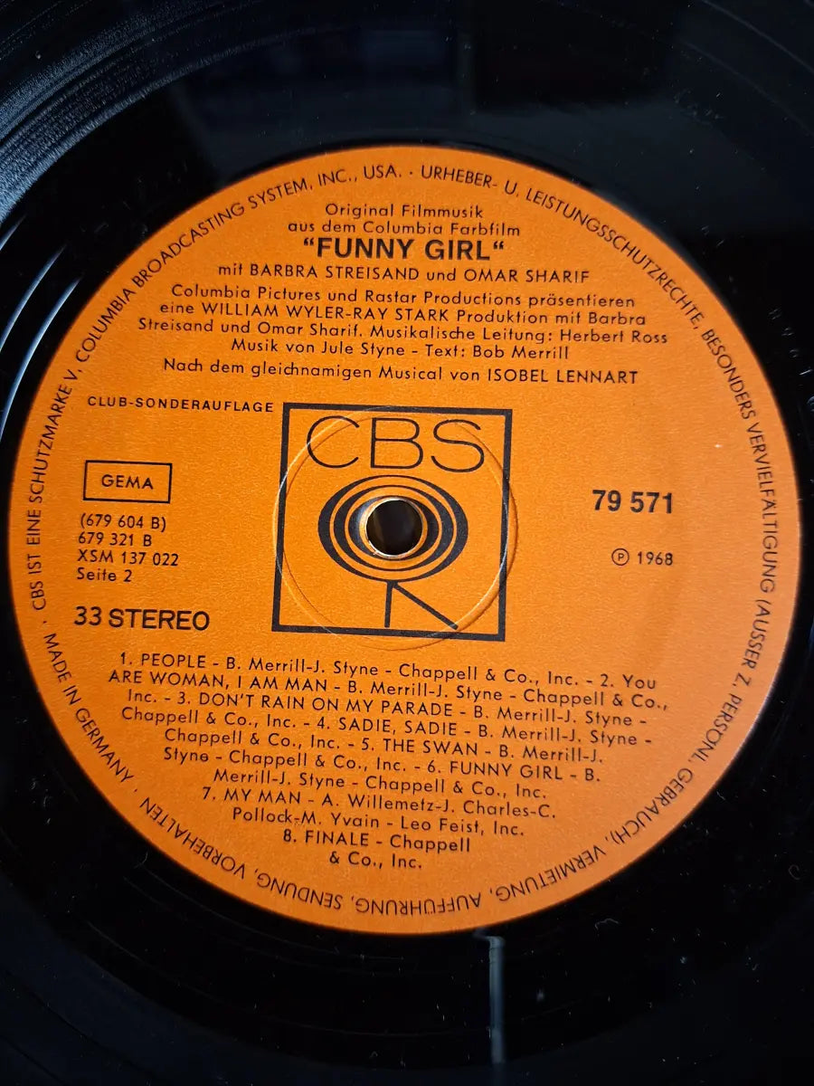 Barbra Streisand / Omar Sharif – Funny Girl (Original Filmmusik)