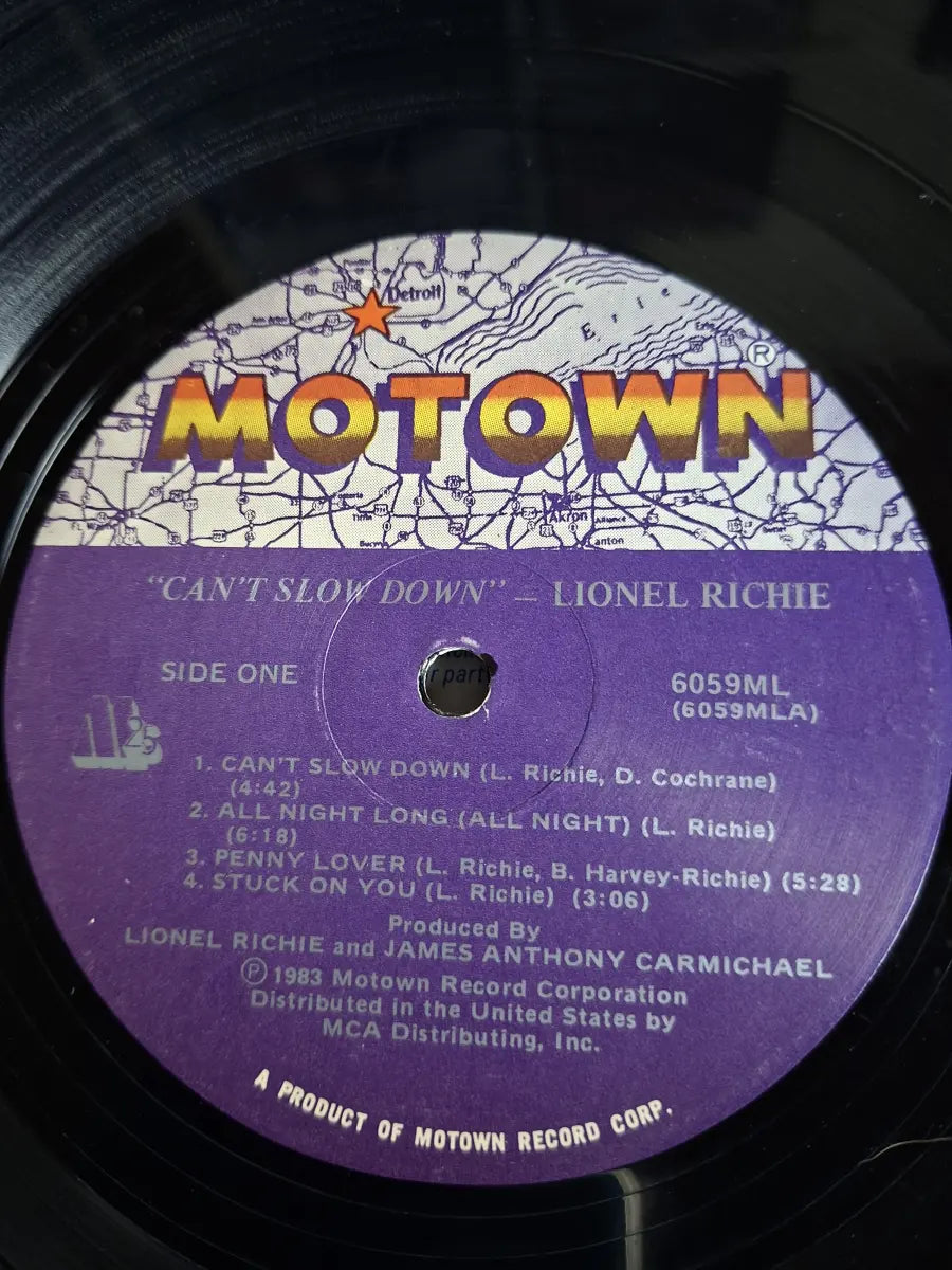 Lionel Richie – Can't Slow Down US Pressung