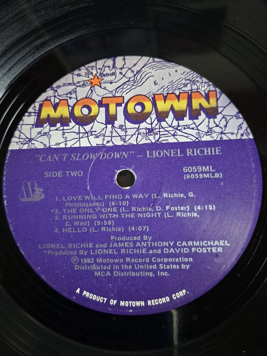 Lionel Richie – Can't Slow Down US Pressung