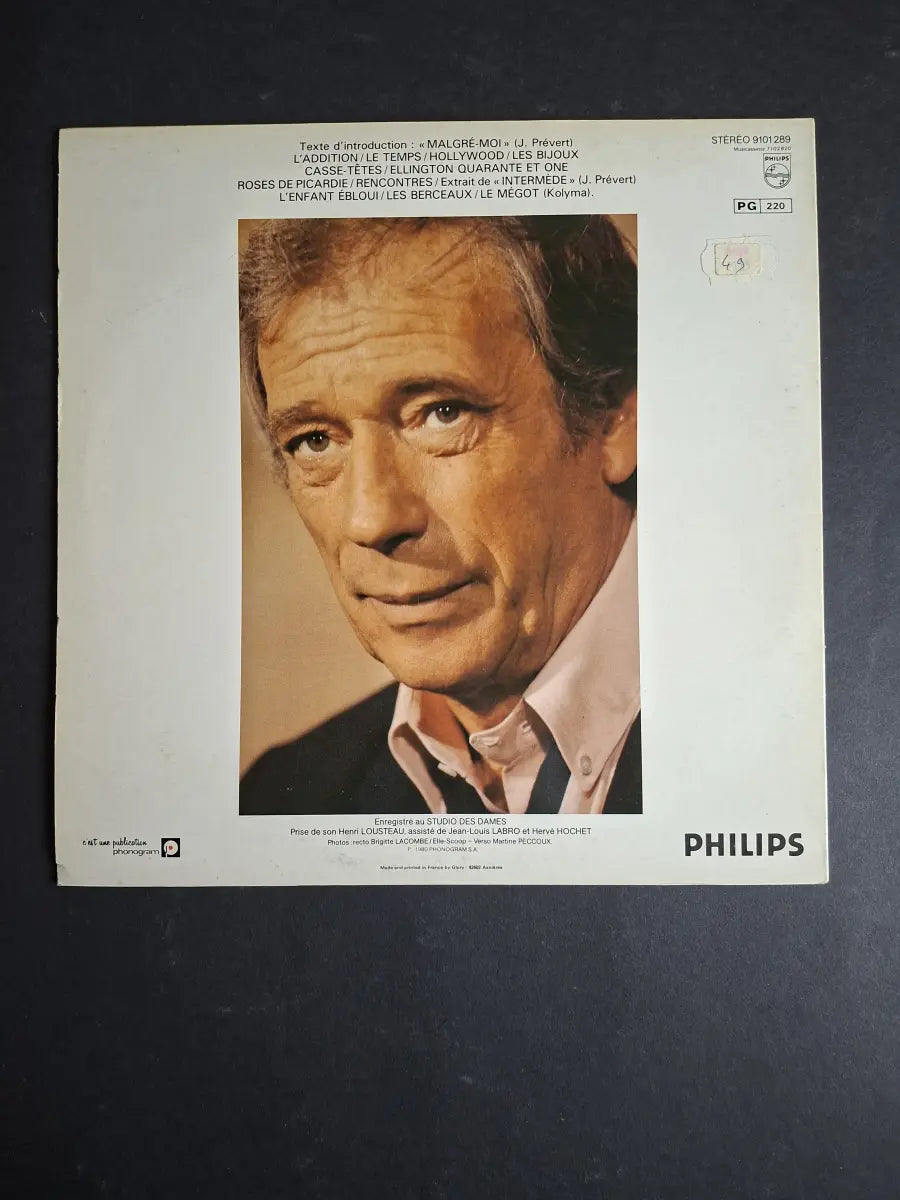 Yves Montand – Montand D'hier Et D'aujourd'hui