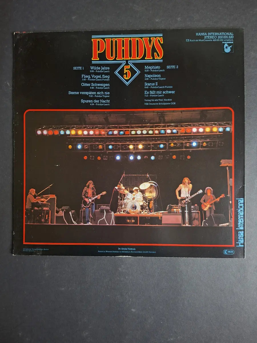 Puhdys – Puhdys 5