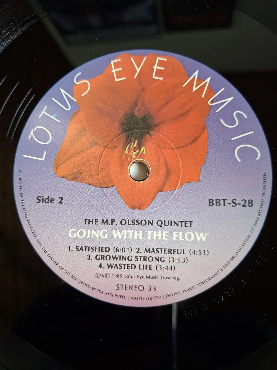The M.P. Olsson Quintet – Going With The Flow