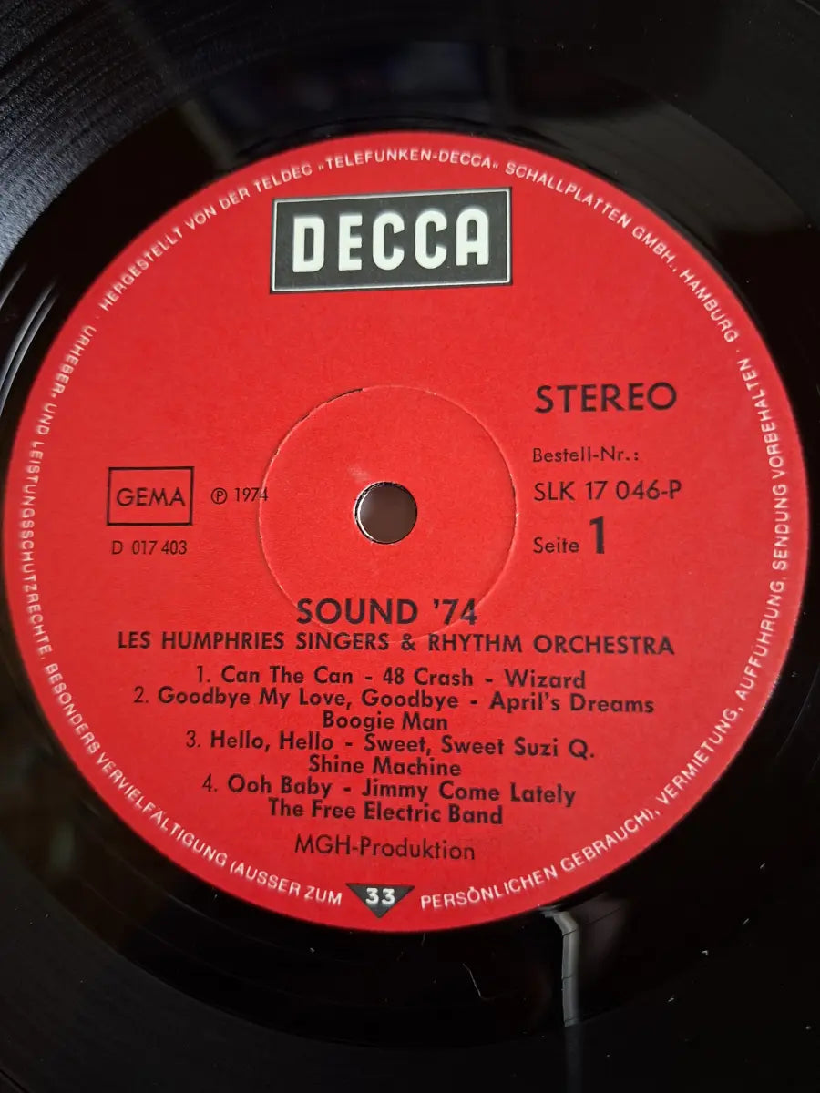 The Les Humphries Singers & Rhythm-Orchestra – Sound '74