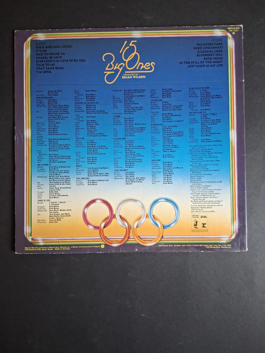 The Beach Boys – 15 Big Ones