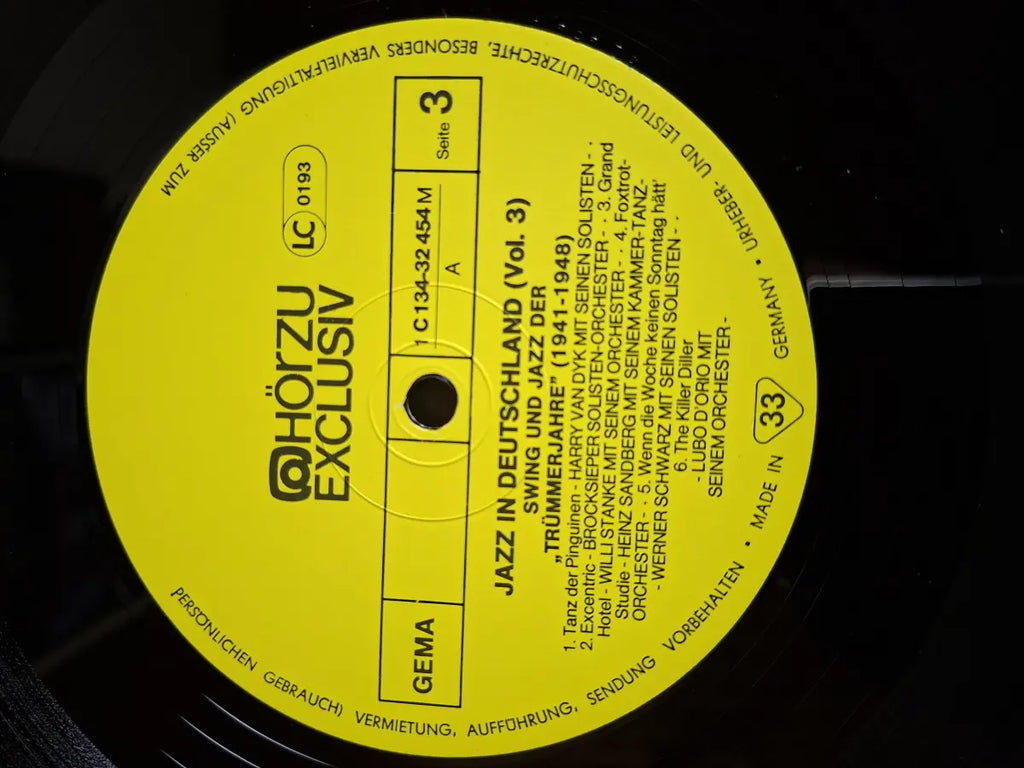 Jazz In Deutschland, Vol. 3 - Swing & Jazz Der "Trümmerjahre" (1941-1948)