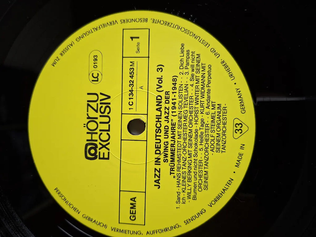 Jazz In Deutschland, Vol. 3 - Swing & Jazz Der "Trümmerjahre" (1941-1948)