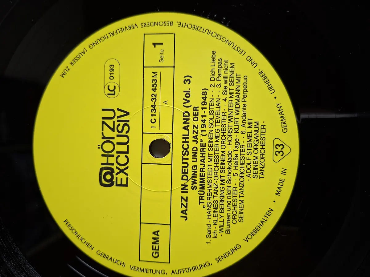 Jazz In Deutschland, Vol. 3 - Swing & Jazz Der "Trümmerjahre" (1941-1948)