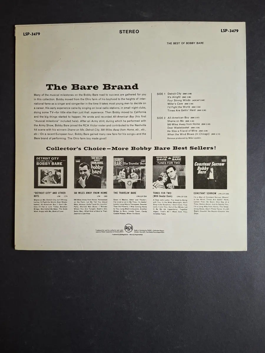 Bobby Bare – The Best Of Bobby Bare
