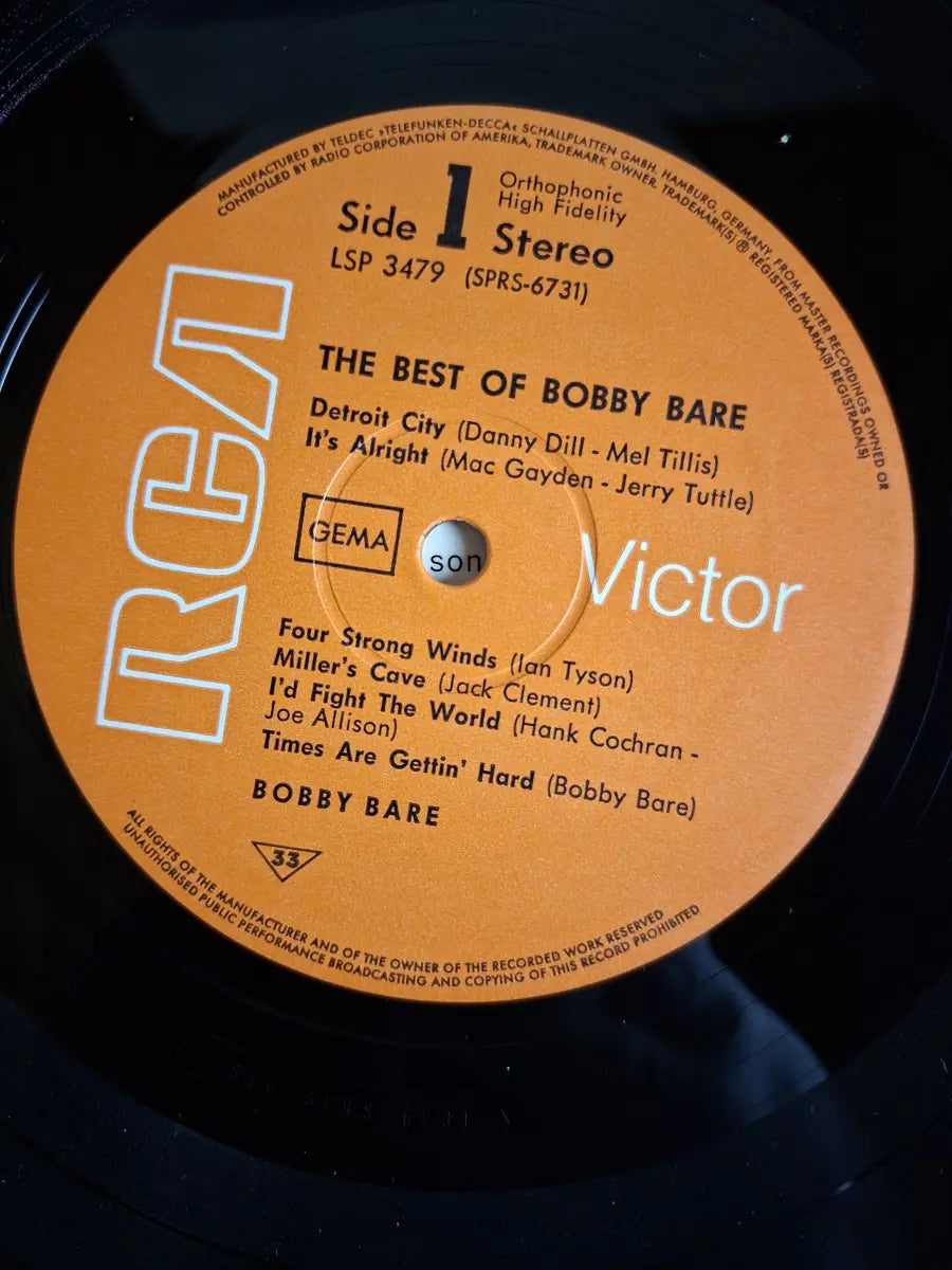 Bobby Bare – The Best Of Bobby Bare