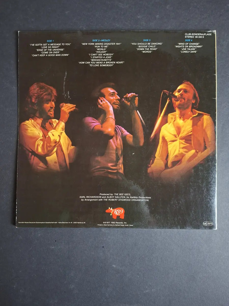 Bee Gees – Here At Last... Bee Gees... Live (Club Sonderedition)