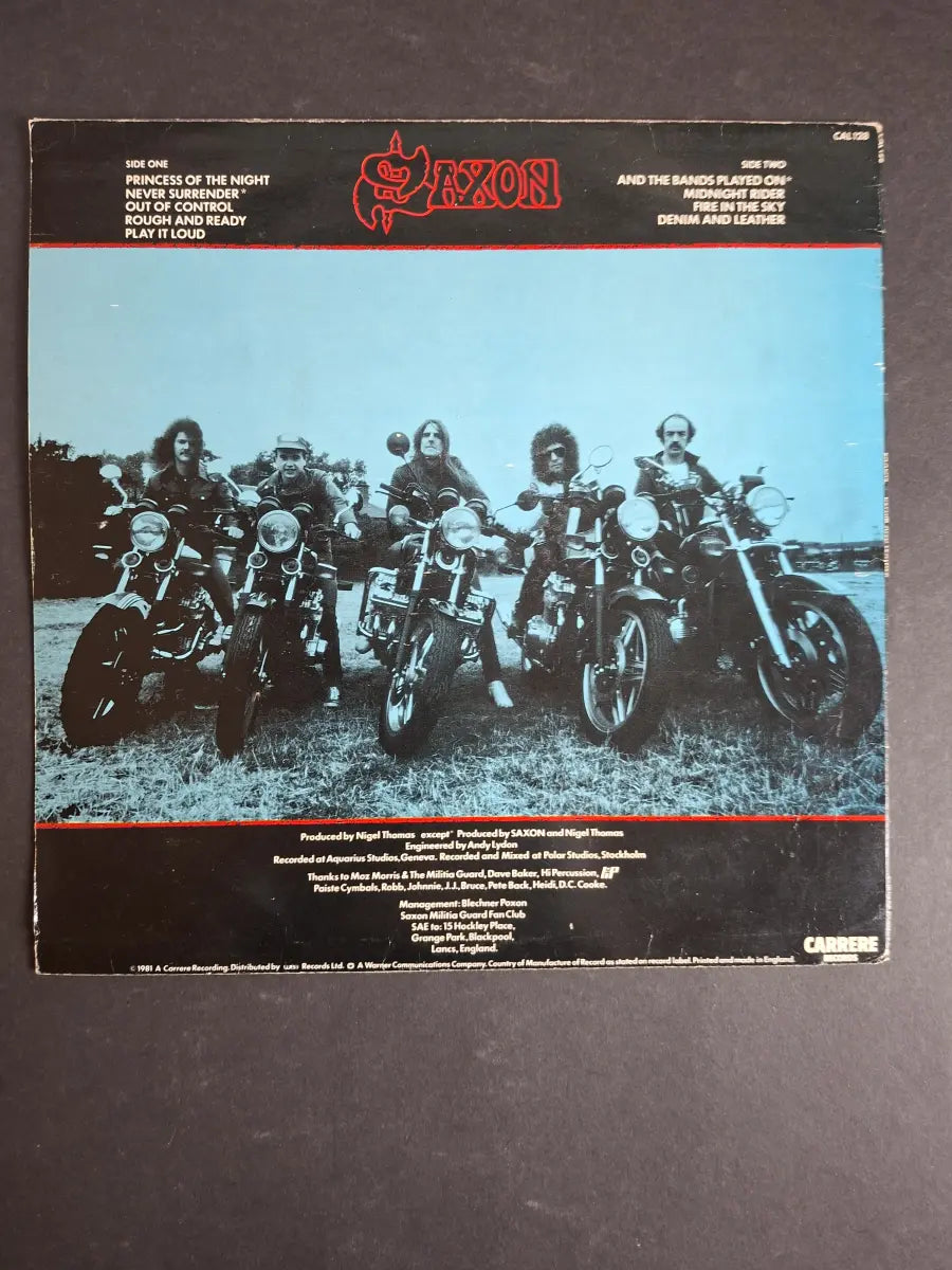 Saxon – Denim And Leather