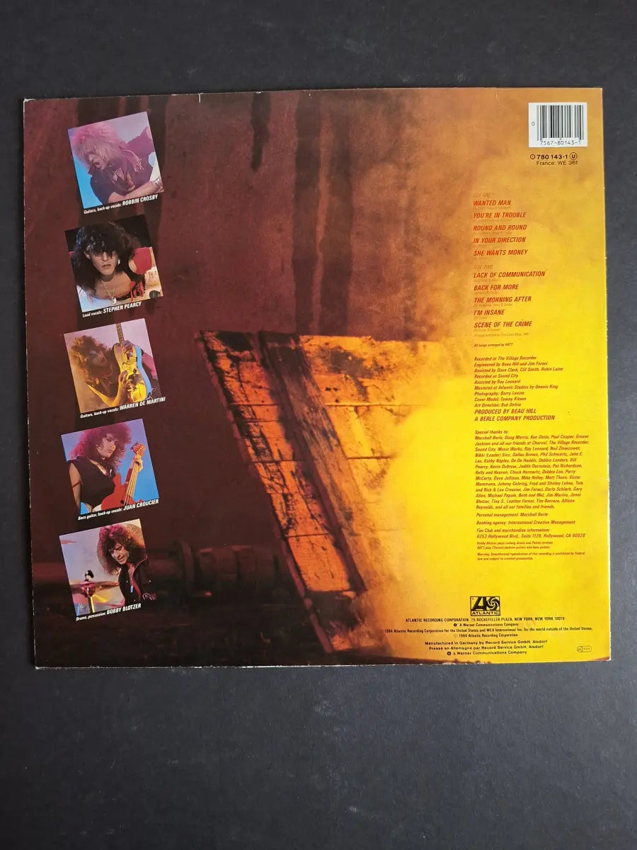 Ratt – Out Of The Cellar