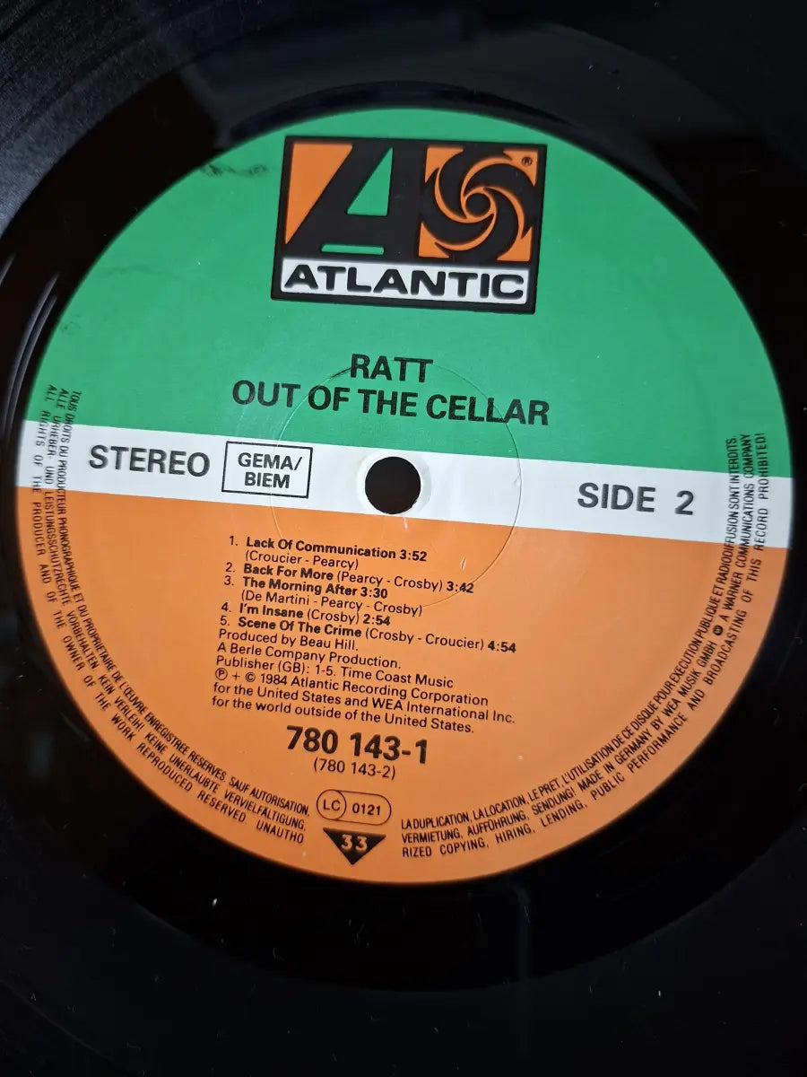 Ratt – Out Of The Cellar