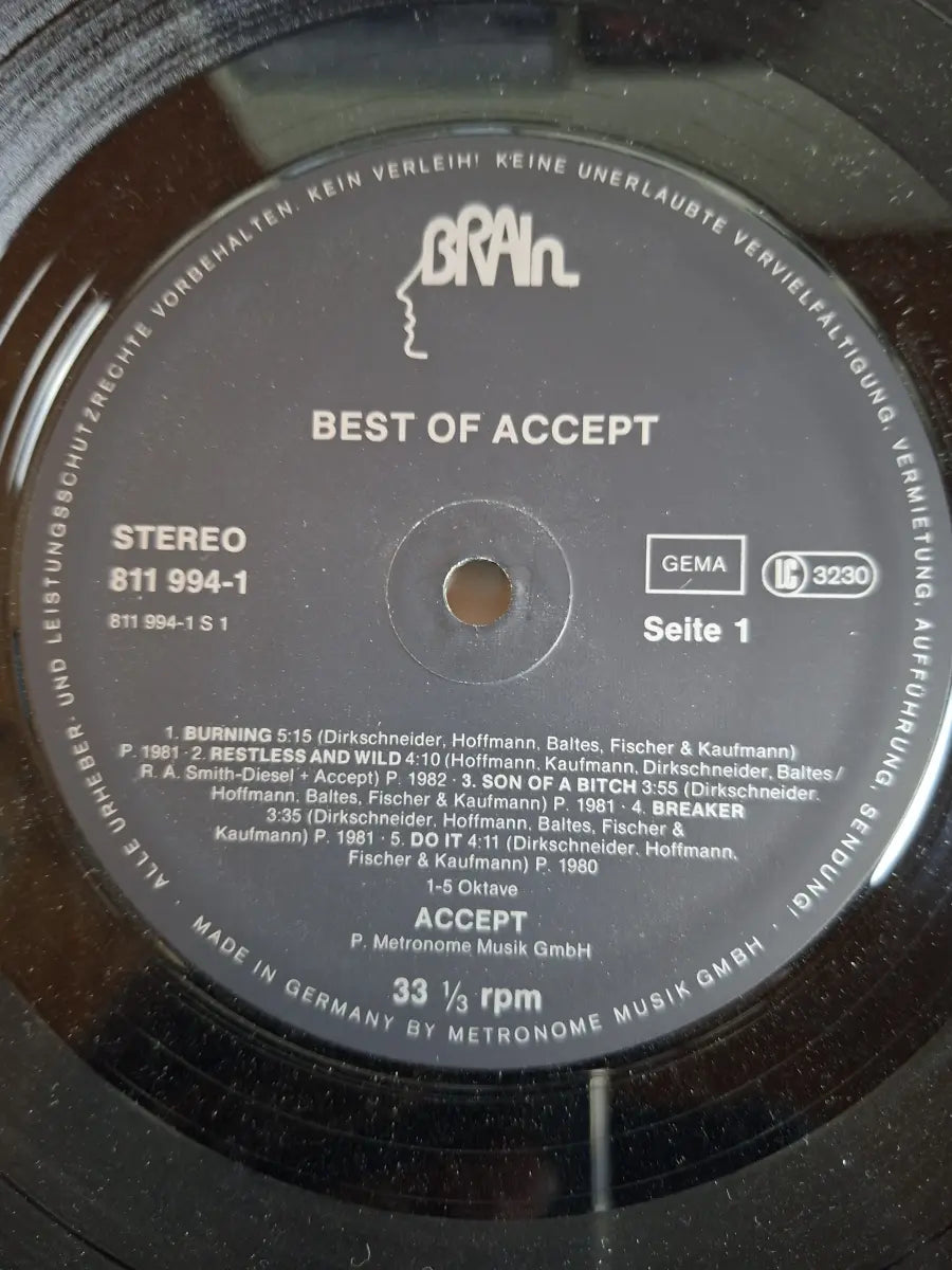 Accept – Best Of Accept