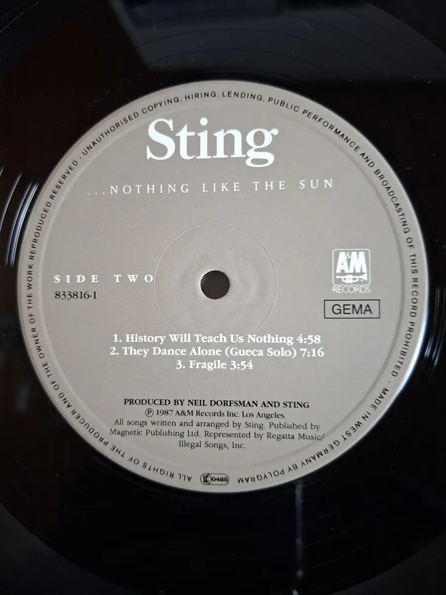 Sting – ...Nothing Like The Sun