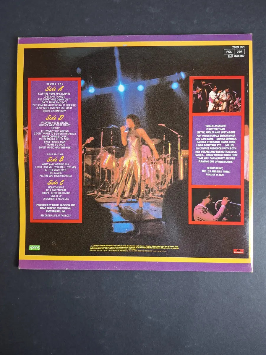 Millie Jackson – Live And Uncensored