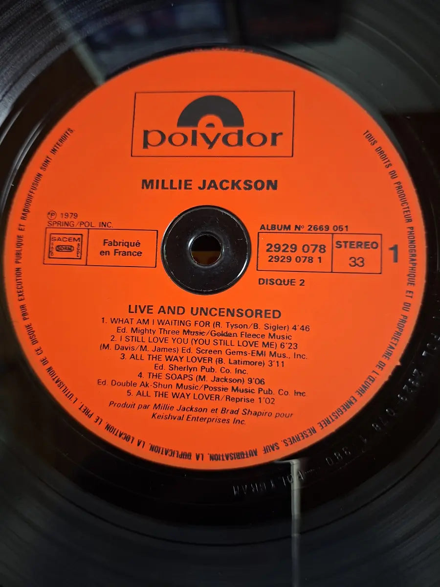 Millie Jackson – Live And Uncensored