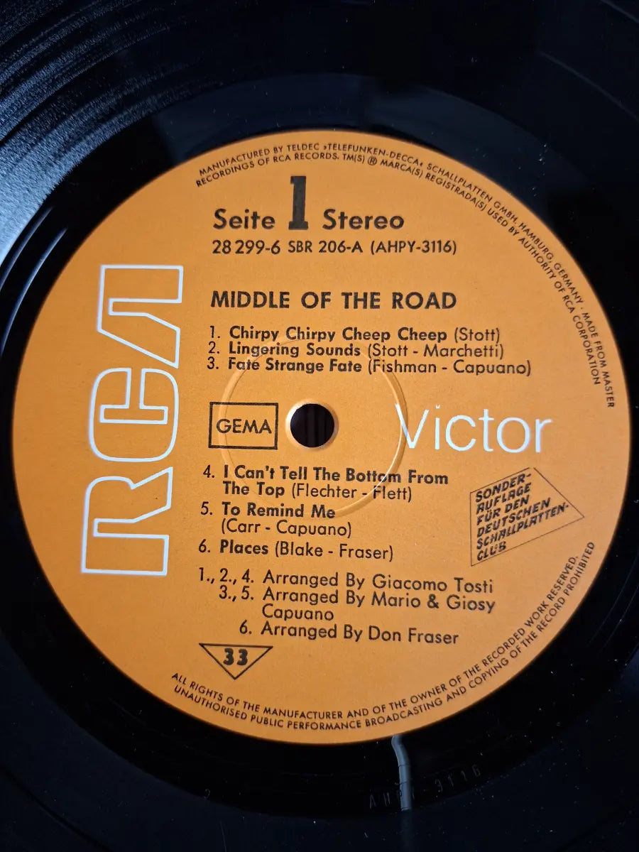 Middle Of The Road – Chirpy Chirpy Cheep Cheep