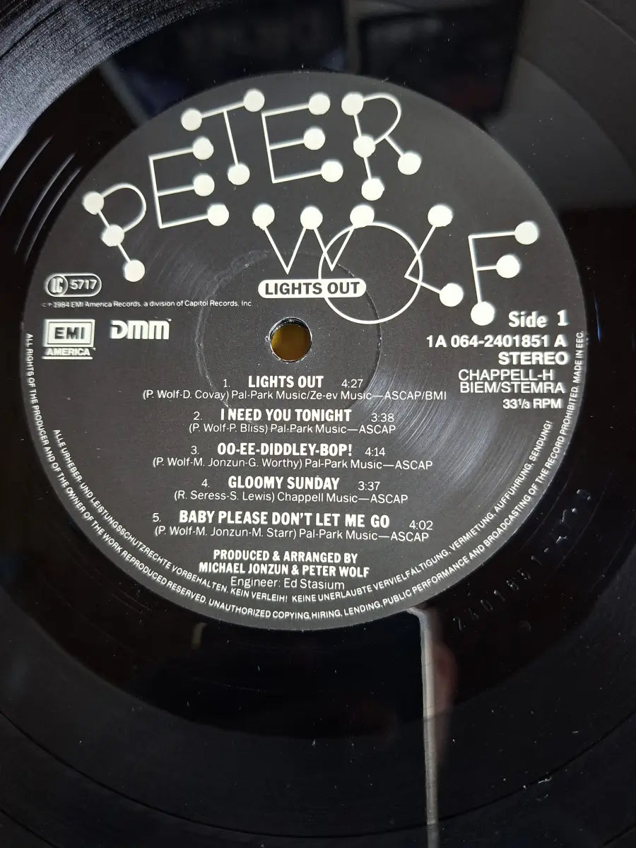 Peter Wolf – Lights Out