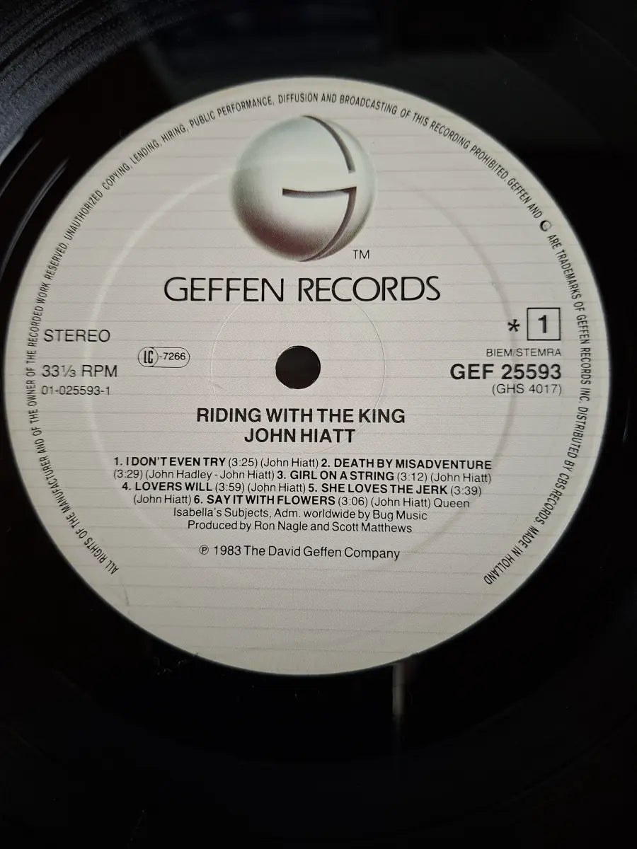 John Hiatt – Riding With The King