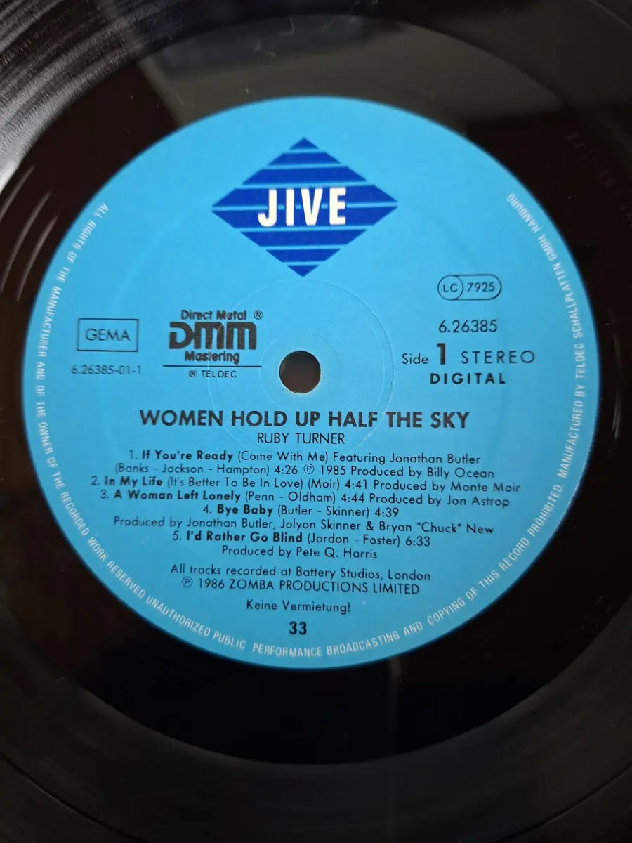 Ruby Turner – Women Hold Up Half The Sky