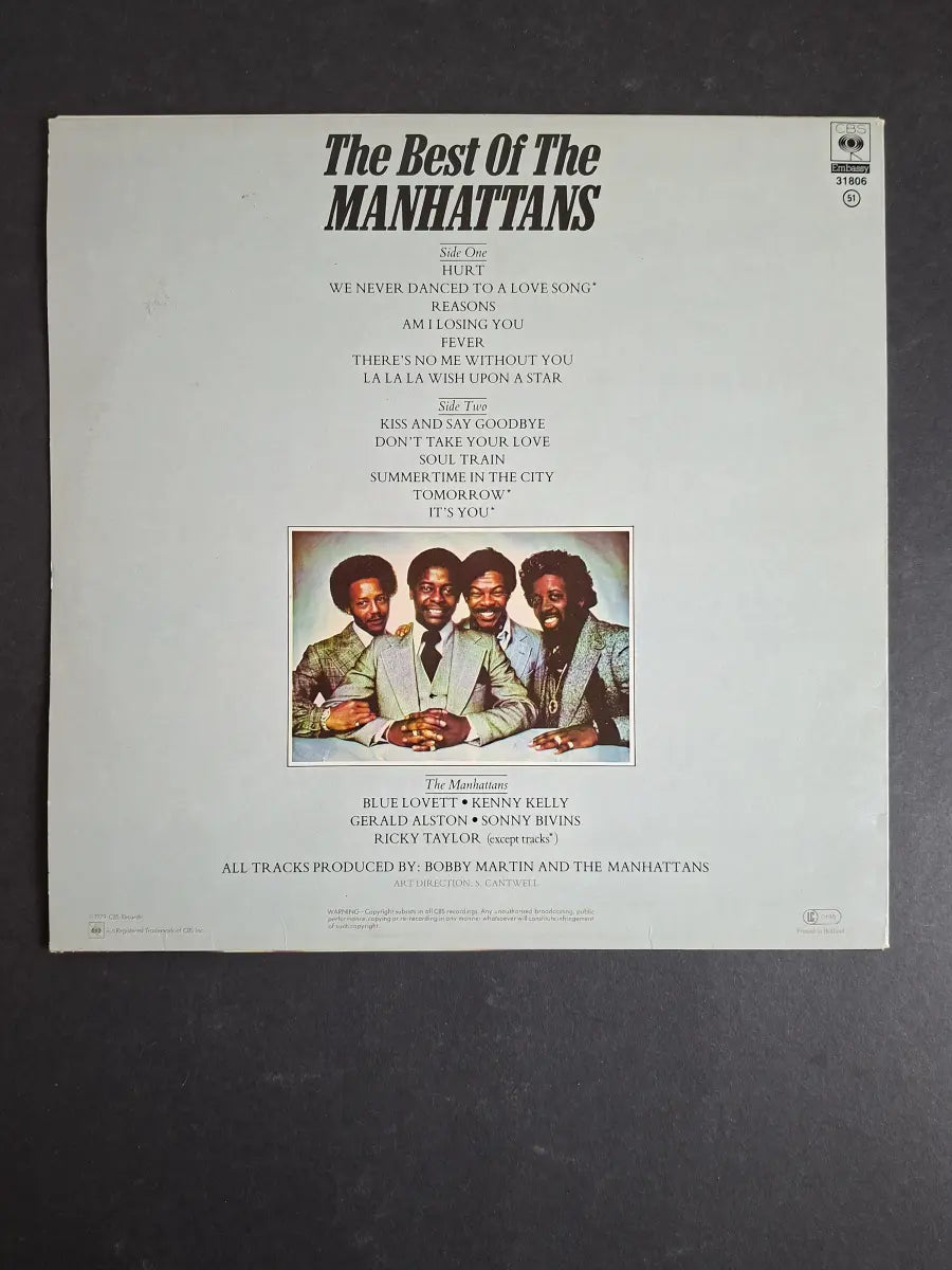 Manhattans – The Best Of The Manhattans