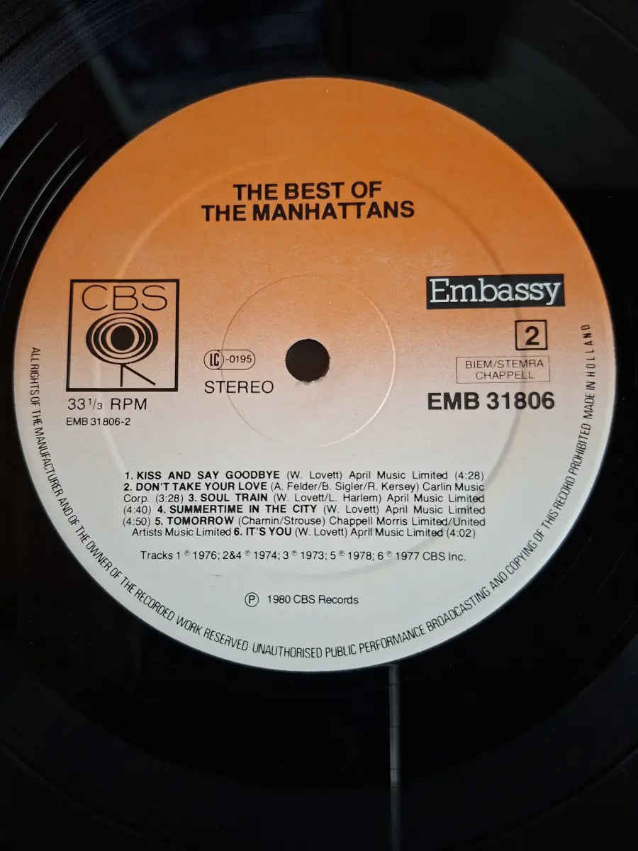 Manhattans – The Best Of The Manhattans