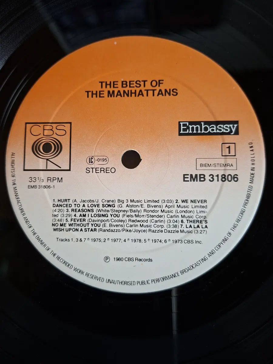 Manhattans – The Best Of The Manhattans