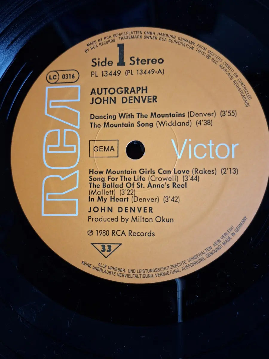 John Denver – Autograph