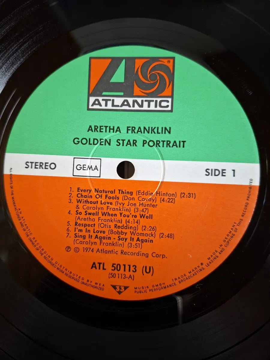 Aretha Franklin – Golden Star Portrait