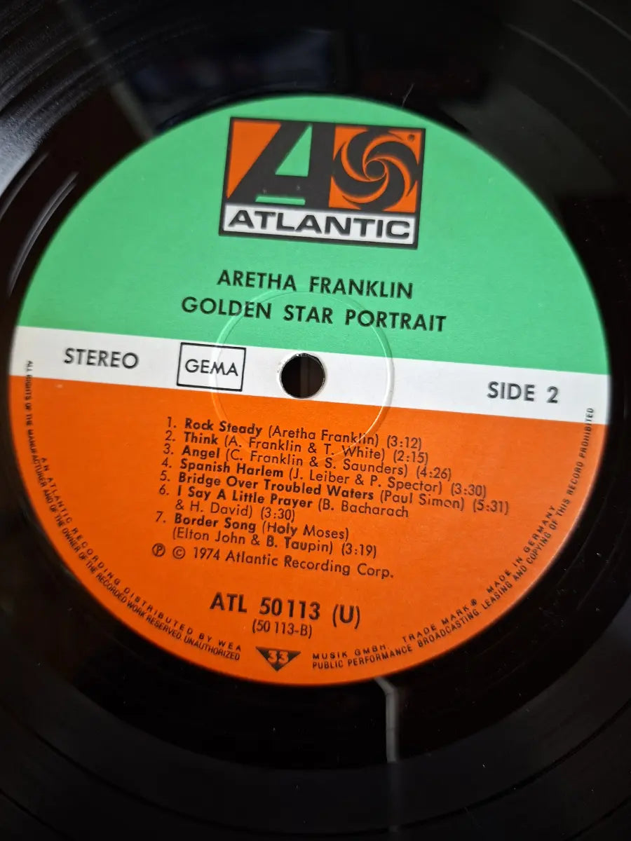 Aretha Franklin – Golden Star Portrait