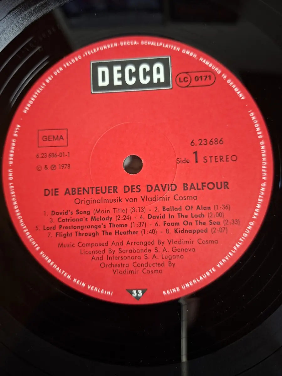 Vladimir Cosma – Die Abenteuer Des David Balfour