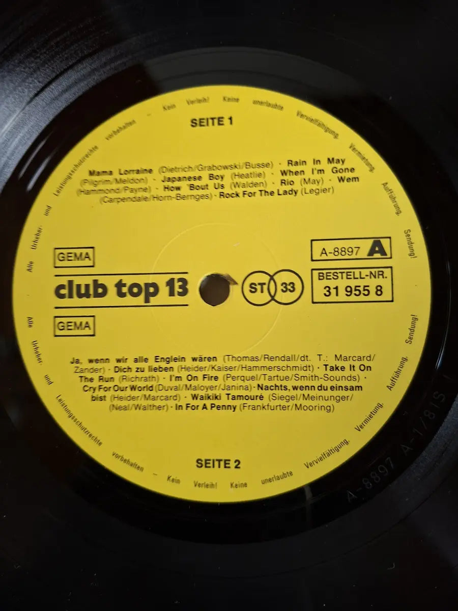 16 Top Hits - Aktuellste Schlager Aus Den Hitparaden November / Dezember 1981