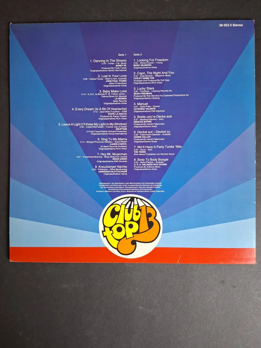 16 Top Hits - Die Tophits Der Monate Januar/Februar '79